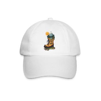 La randonnée me rend heureux - Casquette classique - blanc/blanc - Devant