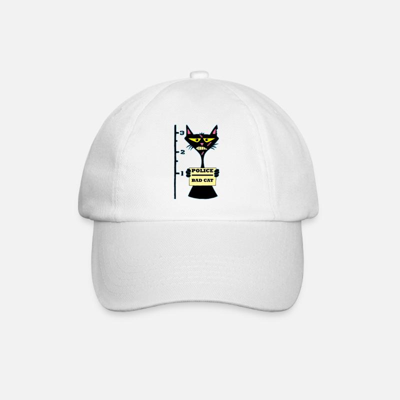 Chat racaille - Casquette classique - blanc/blanc