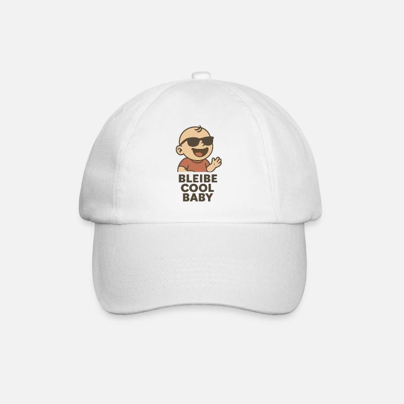 Bébé avec lunettes de soleil - Casquette classique - blanc/blanc
