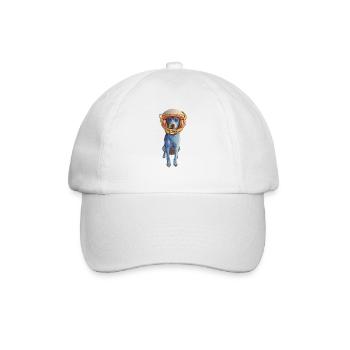 Laly Blue astronaut in space helmet - Baseball Cap - white/white - Front