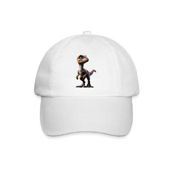 Raptor Vélociraptor Dinosaure Dino Raptors - Casquette classique - blanc/blanc - Devant