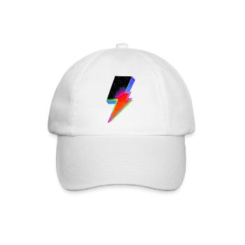 Electric Neon Thunder - Baseball Cap - white/white - Front