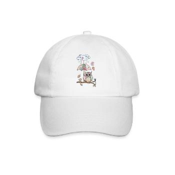 Eule_im_Regen - Casquette classique - blanc/blanc - Devant