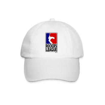 Rockers League, schwarz - Baseballkappe - Weiß/Weiß - Vorne