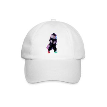 Funny Cat Catssidy danse sur la chanson Bang A Bob - Casquette classique - blanc/blanc - Devant