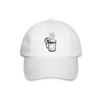 Coupe de vin chaud Noël - Casquette classique - blanc/blanc - Devant