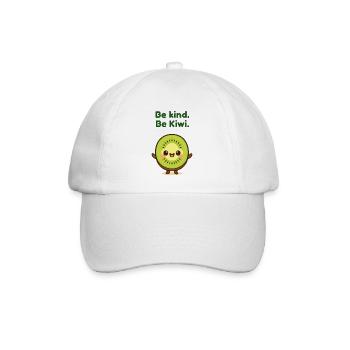 Dessin animé Be Kind Be Kiwi - Casquette classique - blanc/blanc - Devant