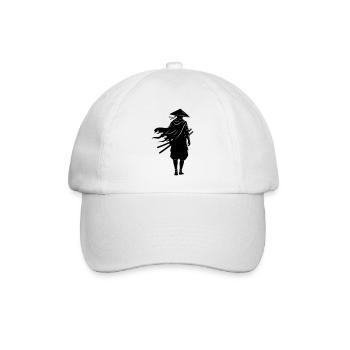 Schatten Krieger Samurai Strohhut - Baseballkappe - Weiß/Weiß - Vorne