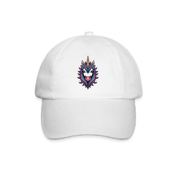 Wild Unicorn Neon Splendor - Baseball Cap - white/white - Front
