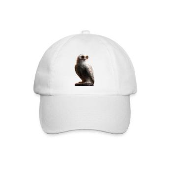 Chouette blanche Chouette Chouette Chouette Chouette Chouette Chouette des neiges - Casquette classique - blanc/blanc - Devant