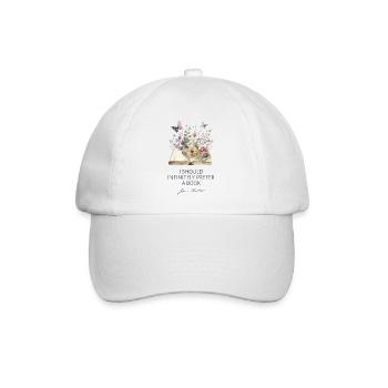 Je devrais infiniment préférer un livre II - Jane Austen - Casquette classique - blanc/blanc - Devant