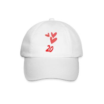 20. 20th ANNIVERSARY. 20 YEARS ANNIVERSARY. 20 YEARS. - Baseball Cap - white/white - Front