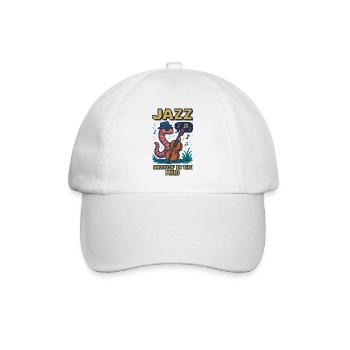 Jazz qui groovin' dans la boue - Casquette classique - blanc/blanc - Devant