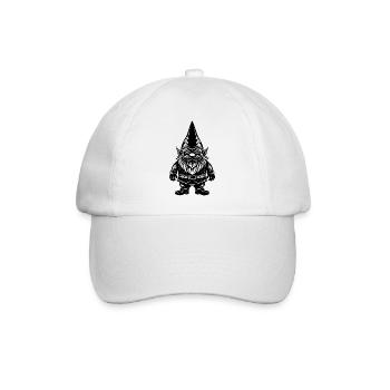 Gnome - Baseballkappe - Weiß/Weiß - Vorne