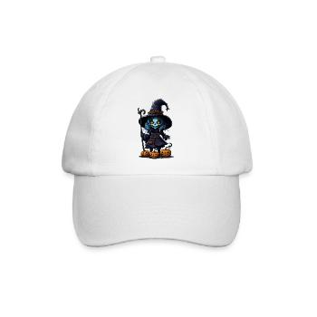 Halloween - Zombie - Horror - Witch - Baseball Cap - white/white - Front