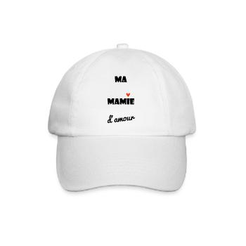 GRANNY. MAMMA. GRANDMOTHER. MOTHER'S DAY. HEART - Baseball Cap - white/white - Front