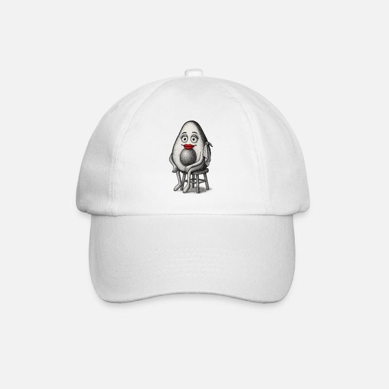 Avocat Décalé - Casquette classique - blanc/blanc