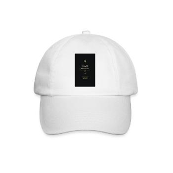 Chaque jour : Nouvelle Chance de Design Motivationnel - Casquette classique - blanc/blanc - Devant