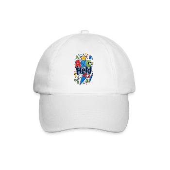 Back to school school child - Baseball Cap - white/white - Front