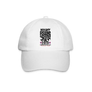 Norway Fishing 2028 - Baseball Cap - white/white - Front