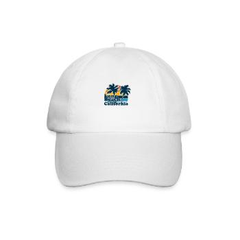 California Retro Surfer Palm Beach Vacances - Casquette classique - blanc/blanc - Devant