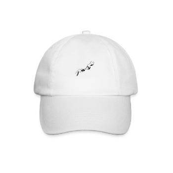 Sabot de cheval Main Amateurs de chevaux Cadeaux Équitation - Casquette classique - blanc/blanc - Devant
