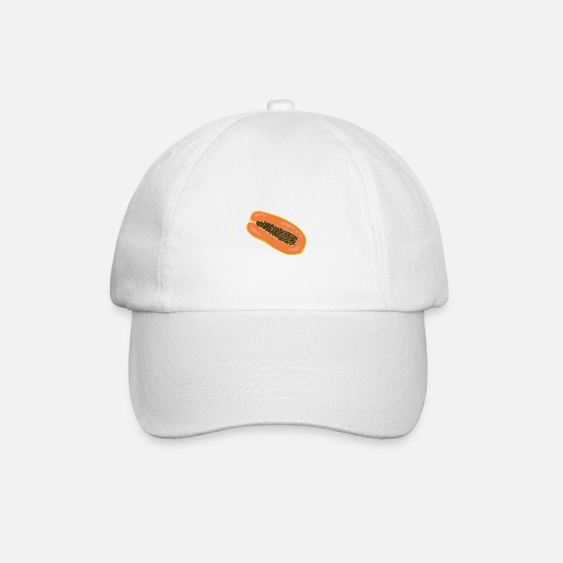 Fruits - Papaye - Casquette classique - blanc/blanc