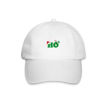 HOHOHO Christmas HO Hoch 3 christmas contest - Baseball Cap - white/white - Front