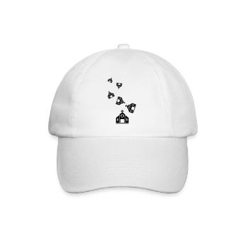 Foi de l’Église - Casquette classique - blanc/blanc - Devant
