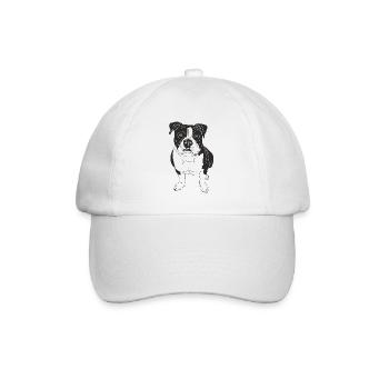 American Bully XL - Baseballkappe - Weiß/Weiß - Vorne