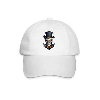Design d’Halloween effrayant pour la prochaine fête - Casquette classique - blanc/blanc - Devant