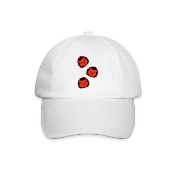 Hérisson Bande Dessinée Mignon - Casquette classique - blanc/blanc - Devant