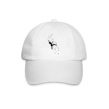 Climbing girl - - Baseball Cap - white/white - Front