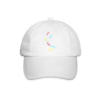 Bicycle tandem - Baseball Cap - white/white - Front