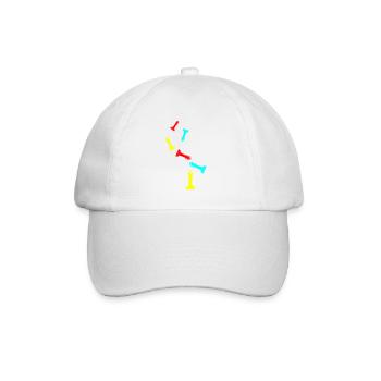 Chess piece queen - Baseball Cap - white/white - Front