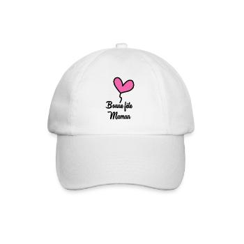 MOTHER'S DAY. HAPPY MOTHER'S DAY. MOM - Baseball Cap - white/white - Front