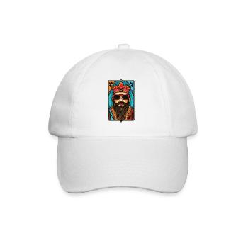 King Crown Head Cool - Baseball Cap - white/white - Front