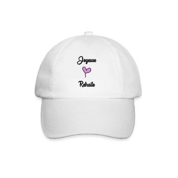 RETIREMENT. RETIREMENT. RETIRED. RETIREMENT - Baseball Cap - white/white - Front