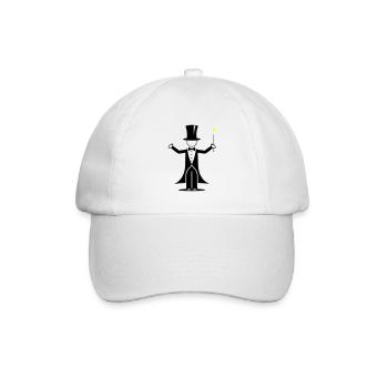Wizard Design - Baseball Cap - white/white - Front