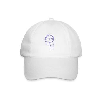 Children's drawing for mom - Baseball Cap - white/white - Front