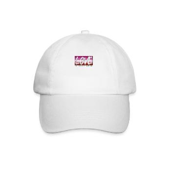 LGBTQ love is never wrong - Baseball Cap - white/white - Front