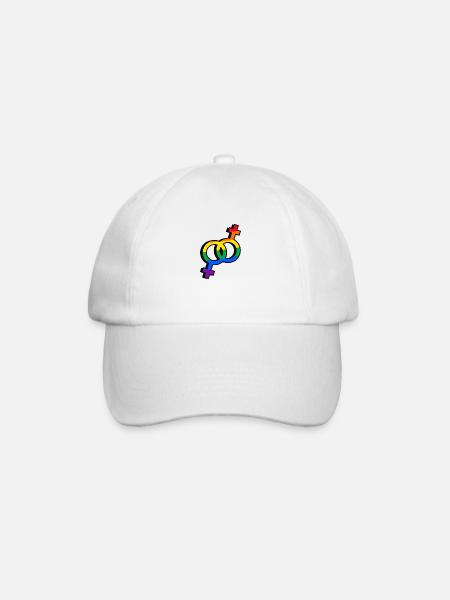 Pride - Baseballkappe - Weiß/Weiß