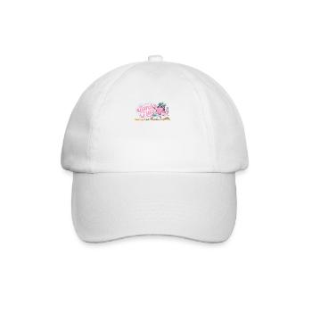 Santa Cruz Californie vintage rétro surfing ville - Casquette classique - blanc/blanc - Devant
