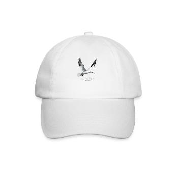 fou de bassan - coeur de breizh - Casquette classique - blanc/blanc - Devant