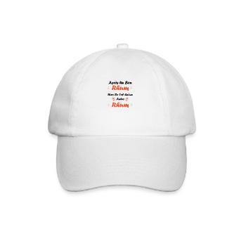 Rhum - Casquette classique - blanc/blanc - Devant