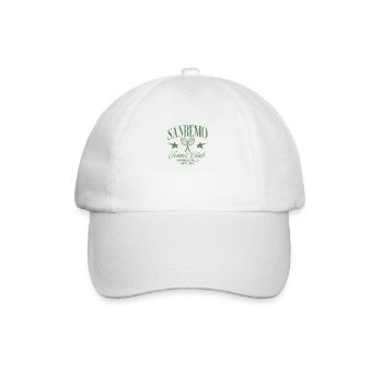 Sanremo Tennis Club Retro Italy Summer retro rich - Baseball Cap - white/white - Front