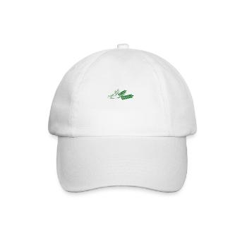 Agriculture with fern - Landwirtschaft mit Farn - Baseballkappe - Weiß/Weiß - Vorne