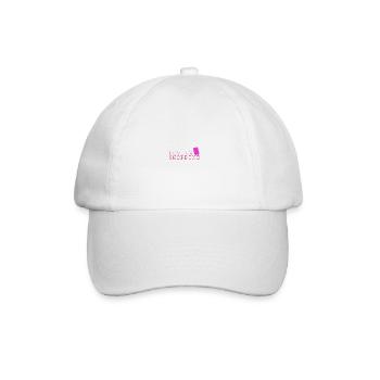 Shopping loving - Einkaufen liebe - Baseballkappe - Weiß/Weiß - Vorne
