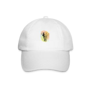 Elephant elephant watercolor vintage retro - Baseball Cap - white/white - Front