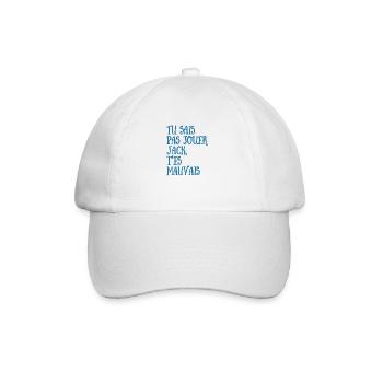 t-shirt jack t'es mauvais jack oss 117 cadeau - Casquette classique - blanc/blanc - Devant